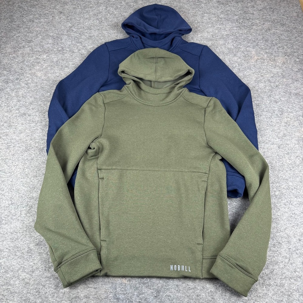 NOBULL Fleece Hoodie Pullover Pockets Lot Of 2 Womens Small S - Picture 2 of 11